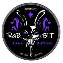 RABBIT Blueberry X-Strong - Nicotine pouch (sachet nicopod) sans tabac