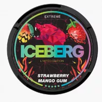 Iceberg Strawberry Mango Gum - Nicotine pouch (sachet nicopod) sans tabac
