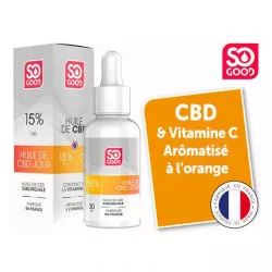 So Good Huile CBD et Vitamine C Orange 30ml sans THC
