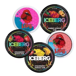 Pack mix Iceberg Lips - Nicotine Pouch (sachet) sans tabac