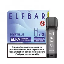 Pods Myrtille Elfa by Elf Bar - Puff Cartouche interchangeable