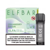 Pods Cranberry raisin Elfa by Elf Bar - Puff Cartouche interchangeable