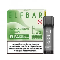 Pods Passion Kiwi Goyave Elfa by Elf Bar - Puff Cartouche interchangeable