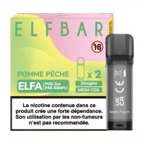 Pods Pomme Pêche Elfa by Elf Bar - Puff Cartouche interchangeable