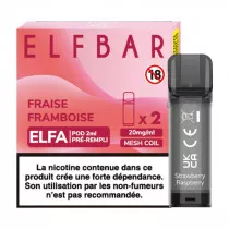 Pods Fraise Framboise Elfa by Elf Bar - Puff Cartouche interchangeable