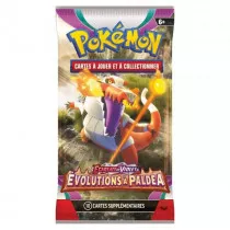 Carte collection Pokemon Evolution à Paldea Boosters Serie N°2 2023 - Sachet de 10 cartes