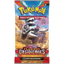 Carte collection Pokemon Flammes Obsidiennes Boosters Serie N°3 2023 - Sachet de 10 cartes