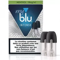 Recharge capsule MENTHOL INTENSE - sel de nicotine - Myblu - Gros fumeur en reconversion de vapotage