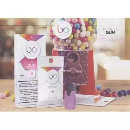 Bo Caps (capsule pré-remplie) bublle gum au chewing-gum de votre enfance sans les bulles.