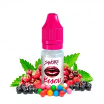 E-LIQUIDE BISOU - SWOKE - Cassis fruits rouge menthe bubble gum