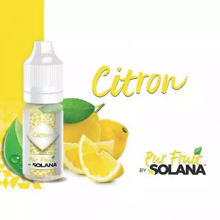 CITRON - PUR FRUIT BY SOLANA  - e liquide fruité - made in france