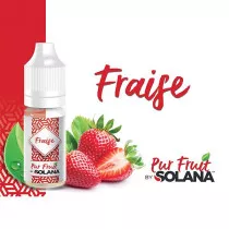 FRAISE - PUR FRUIT BY SOLANA  - e liquide fruité - made in france