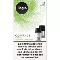 Cartouche pré-remplie Pomme - Logic compact - smokingbox