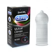 CAPOTE DUREX MUTUAL CLIMAX (Texture Perlée) - 10 x PRESERVATIFS (CONDOMS) - LOVE SEXE