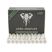 Filtre pipe 9mm charbon actif white elephant x 40