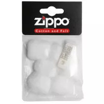 Coton Zippo d'origine pour imbibé correctement l'essence pour avoir une flamme belle et constante.