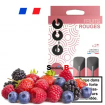 Cartouche Fruits rouges E-cg (Ecg) - Capsule pré-remplie e-liquide ecg