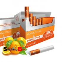 Orange Anita stick heets aux herbes sans tabac (Heat Not Burn) - Compatible IQOS