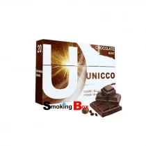 Chocolate (chocolat) stick heets aux herbes (hnb) au sel de nicotine sans tabac - unicco - compatible iqos