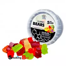 Bonbons oursons doux CBD - mélange de fruits - Gummy bears mix 5mg