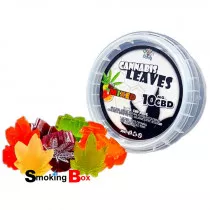 Bonbons feuilles cannabis au CBD - mélange de fruits - CBD cannabis leaves mix 10mg