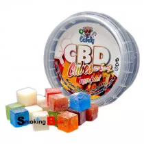 Bonbons Cubes CBD - mélange de fruits - CBD cubes mix 5mg