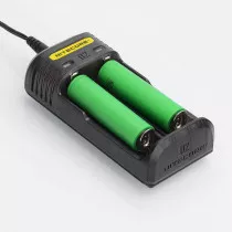 Chargeur Accu Q2 Nitecore - accumulateur 18650 batterie rechargeable - petit vapoteur