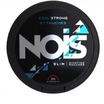 Snus Cool Strong Nois slim 35mg - Snus Nicotine Pouch (sachet) sans tabac - Smokingbox - Petit vapoteur