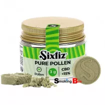 Résine Pure Pollen CBD 15% THC 0,3% - Résine de chanvre pot pourri - sixtiz